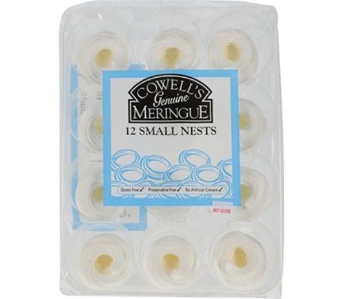 MERINGUE NESTS SMALL 12s  - Cowells