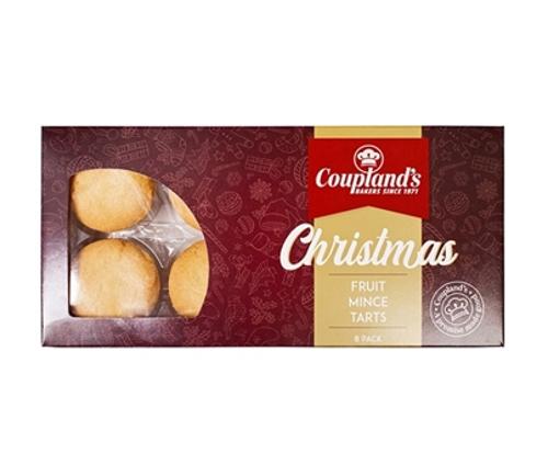 TARTS FRUIT MINCE XMAS 8s/PKT 270GM  - Coupland's Bakeries