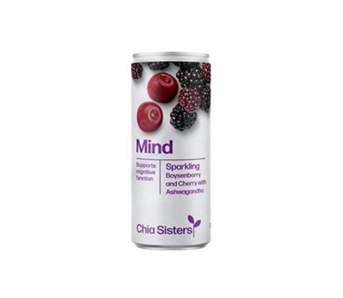SPARKLING BIOACTIVE BOYSENBERRY MIND 250ML 12s  - Chia Sisters