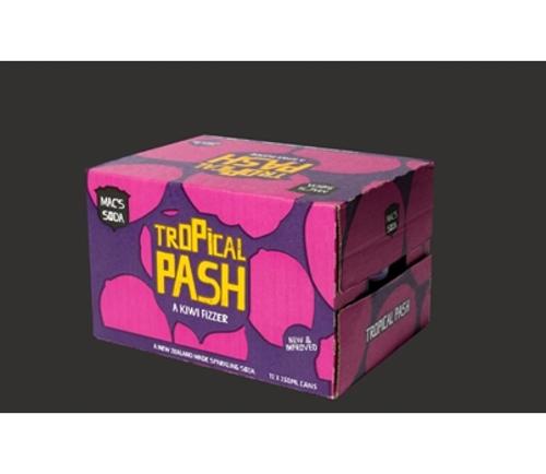 SODA TROPICAL PASH 250ML 12S - Macs
