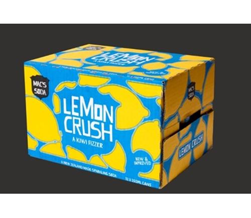SODA LEMON CRUSH 250ML 12S  - Macs
