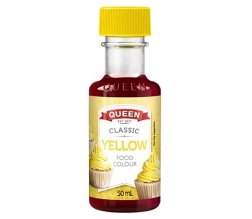 COLOUR FOOD YELLOW 50ML  - Queen