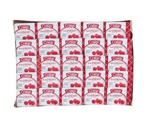 JAM RASPBERRY PORTIONS 14GM 75s  - Craigs