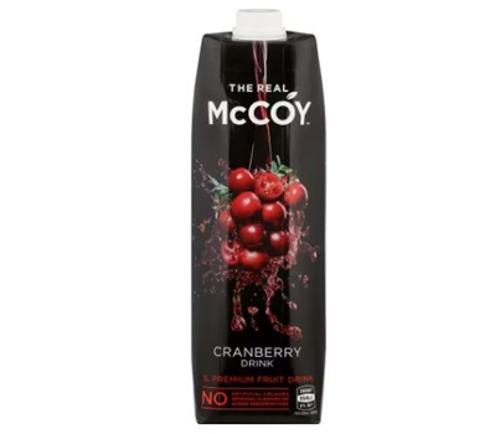 JUICE CRANBERRY 1LTR  - Mccoy