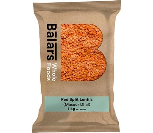 LENTILS RED SPLIT MASOOR 1KG  - Balars