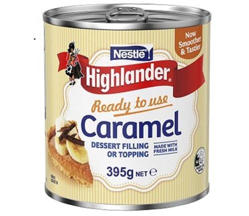 MILK CONDENSED CARAMEL 395GM  - Highlander