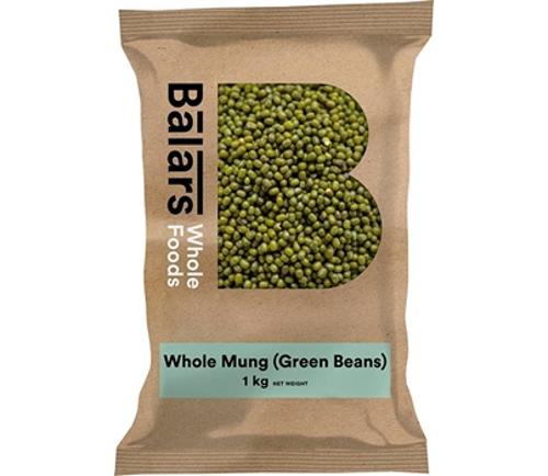 MUNG WHOLE GREEN 1KG  - Balars