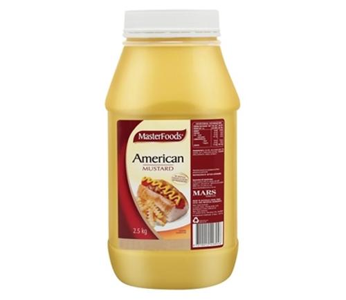 MUSTARD AMERICAN 2.5KG  - Masterfoods