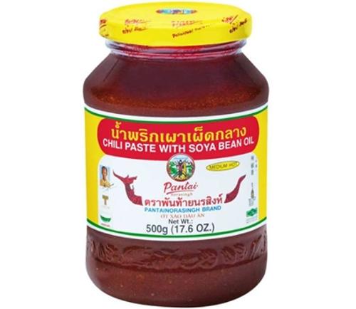 PASTE CHILLI IN SOY OIL 500GM  - Pantai