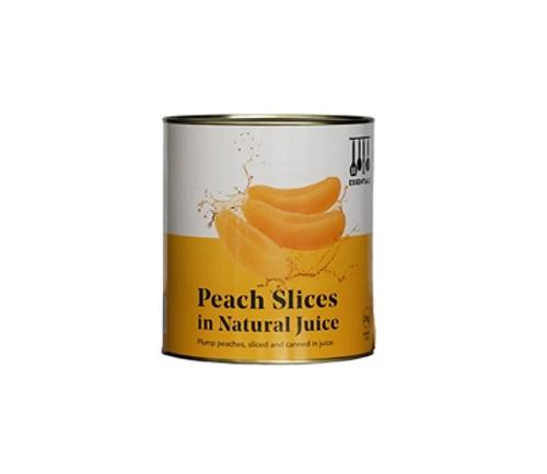 PEACH SLICES IN NATURAL JUICE A10  - Essentials