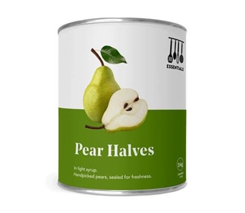 PEAR HALVES IN LIGHT SYRUP A10  - Essentials