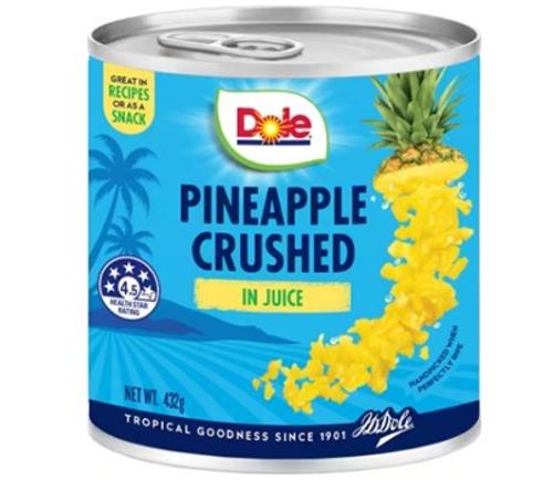 PINEAPPLE CRUSHED IN JUICE 3KG  - Dole