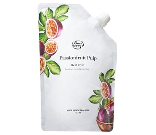 FRUIT PULP REAL PASSION FRUIT 1L  - Bon Accord