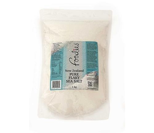 SEA SALT PURE NZ FLAKY 1KG  - Foodies