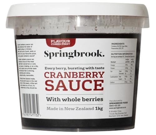 SAUCE CRANBERRY 1.1KG  - Springbrook