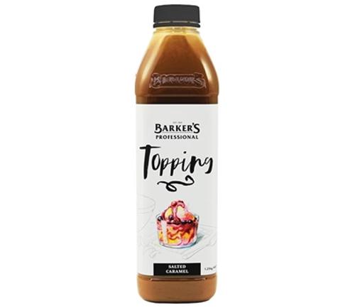SAUCE/TOPPING SALTED CARAMEL 1.25KG  - Barkers