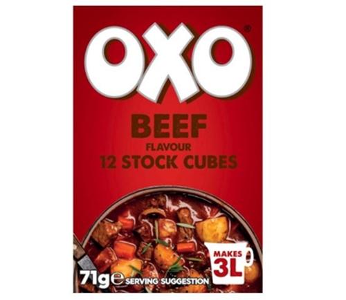 STOCK BEEF CUBES 71GM  - Oxo