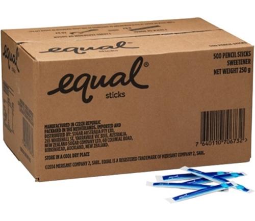 SWEETENER PENCIL STICKS 500s  - Equal