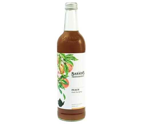 SYRUP FRUIT TEA PEACH 500ML  - Barkers
