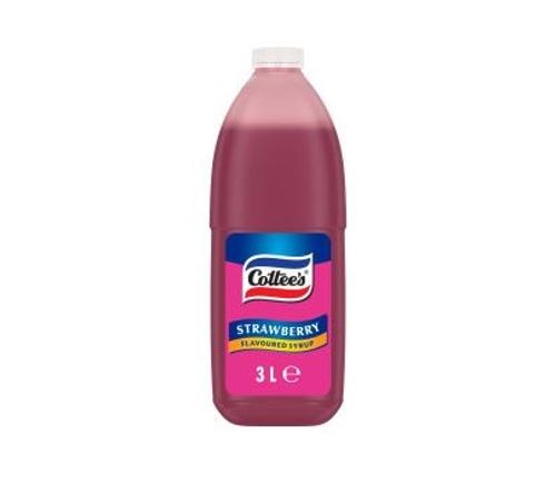 TOPPING STRAWBERRY SYRUP 3L  - Cottee's
