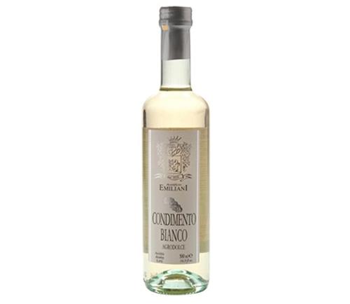 VINEGAR WHITE BALSAMIC 500ML  - Emiliani