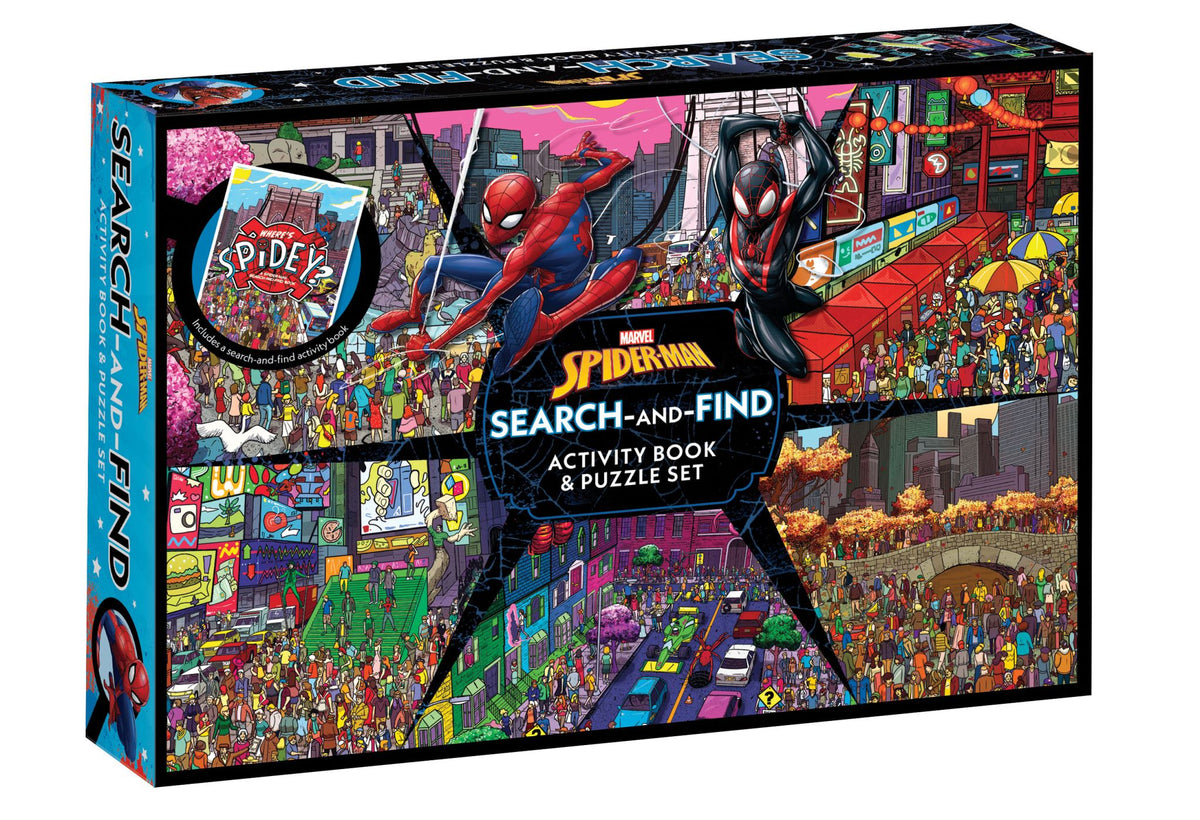 Spider-Man: Search-and-Find Activity Book and Puzzle Set ISBN 9781761523595