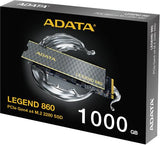 ADATA Legend 860 PCIe4 M.2 2280 QLC SSD 1TB 5yr wty