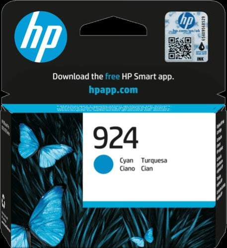 HP 924 Cyan Original Ink Cartridge