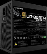 Gigabyte GP-UD1000GM 1000W ATX Gold Full Modular PSU 10yr wty
