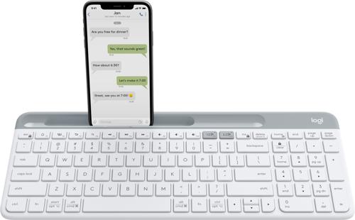 Logitech K580 Multi-Device Wireless Keyboard - White