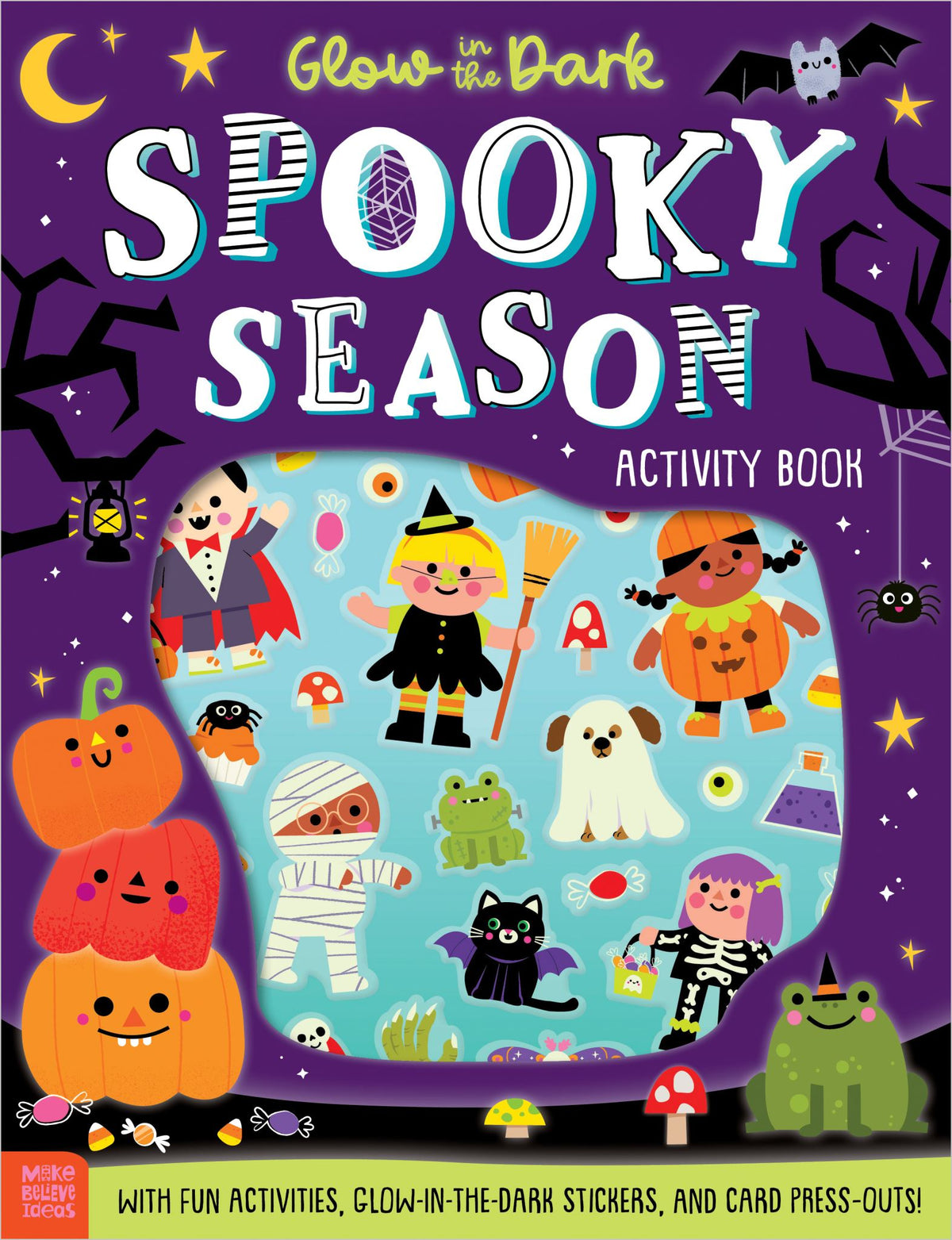 Spooky Season Activity Book (With Glow-in-the-Dark Stickers)