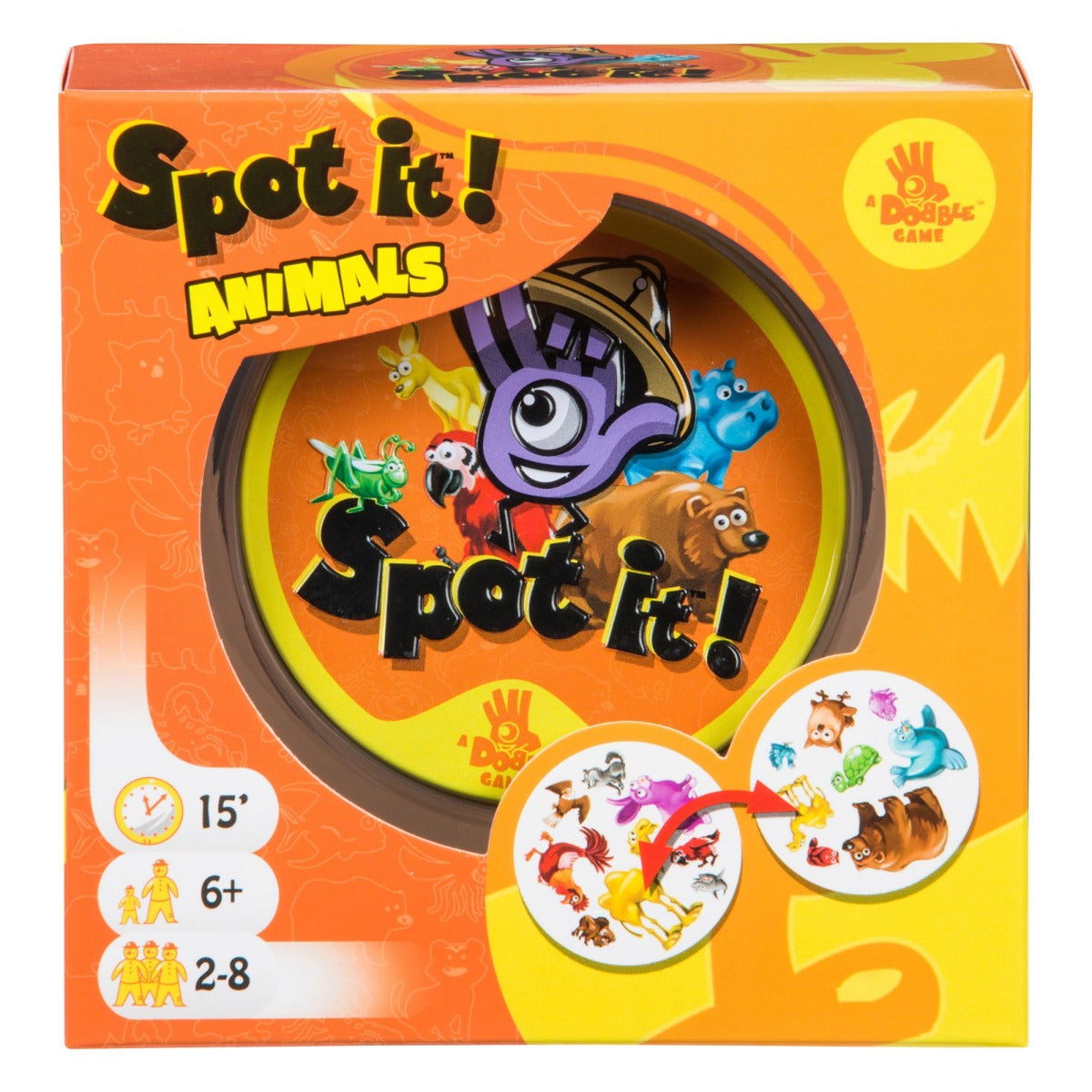 Spot It! Animals Board Game