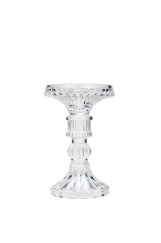 Moulded Pillar/Taper Candle Stand - Size 94D × 140mmH
 (Set of 6)