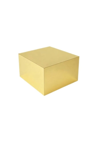 Mirrored Acrylic Table Riser -  Gold