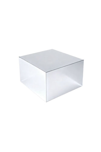 Mirrored Acrylic Table Riser -  Silver