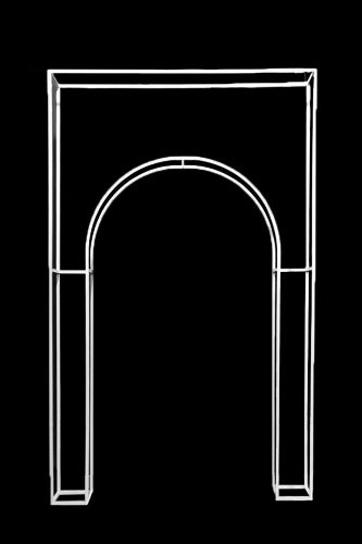Bridal Arch Frame  -  White