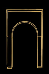 Bridal Arch Frame  -  Gold
