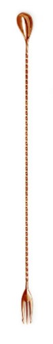Triple Spear Mixing Spoon 50cm Copper