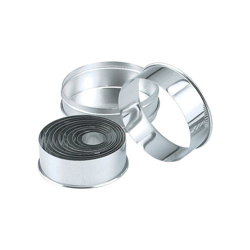 Cutter Set Plain 11pc Tin Plated