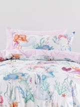 Mermaid Lagoon Duvet Cover Set by Squiggles - Double