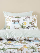 Sunny Safari Duvet Cover Set by Squiggles - Double