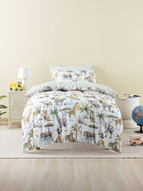 Sunny Safari Duvet Cover Set by Squiggles - Double