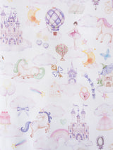 Single - Unicorn Stardust Duvet Cover Set by Squiggles