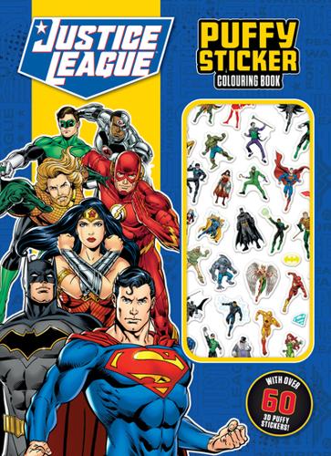 Justice League: Puffy Sticker Colouring Book (DC Comics: Starring Superman)