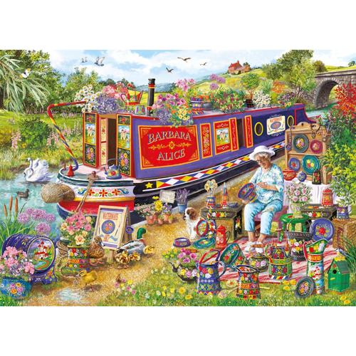 Gibsons: Canal Boat Blooms (1000pc)