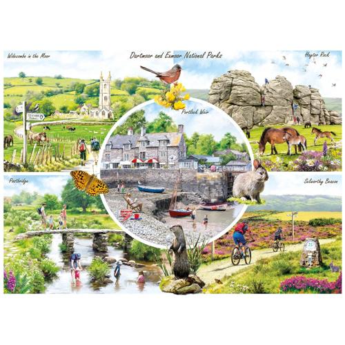 Gibsons: Dartmoor & Exmoor (1000pc)