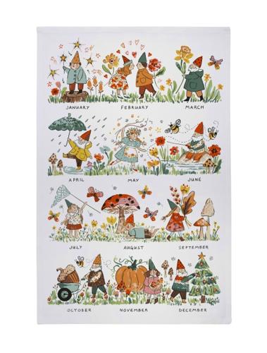 Gnome for the Holidays Cotton Tea Towel 48 x 74cm – Ulster Weavers