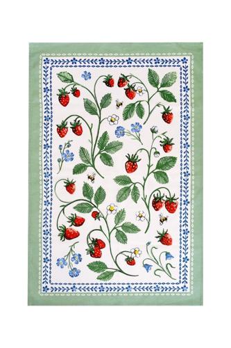 Strawberry Patch Cotton Tea Towel 48 x 74cm – Ulster Weavers