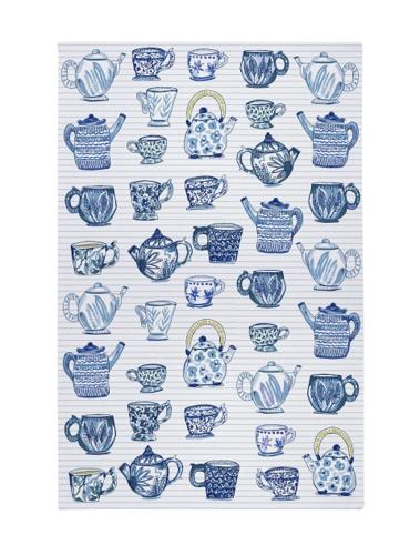 Tea Cups Cotton Tea Towel 48 x 74cm – Ulster Weavers