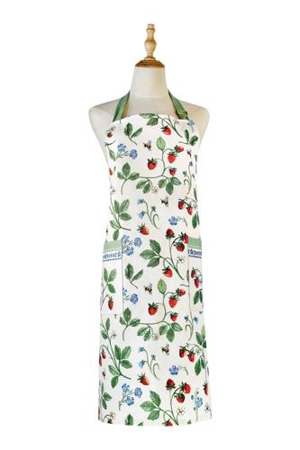Strawberry Patch Cotton Kitchen Apron 70 x 95cm – Ulster Weavers